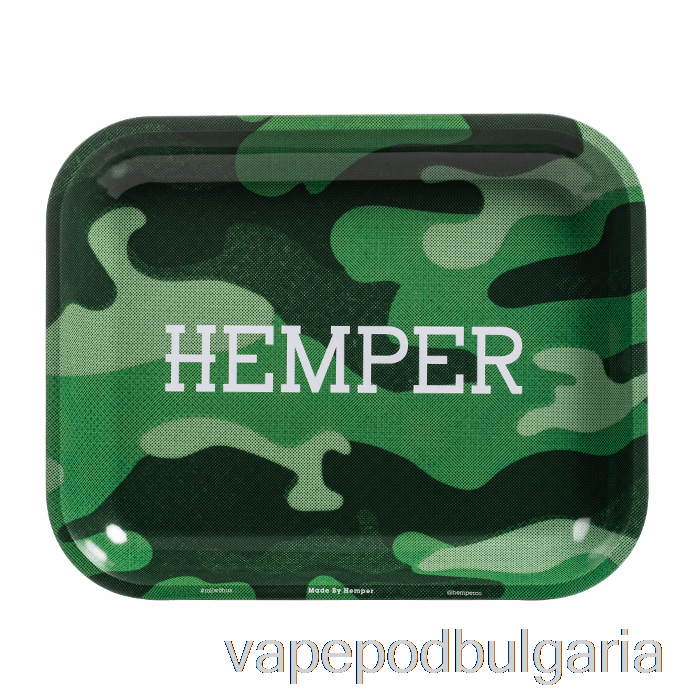 Vape Течности Hemper Rolling Tray голям камуфлаж